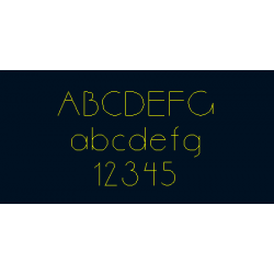 ANSON Singleline-Font