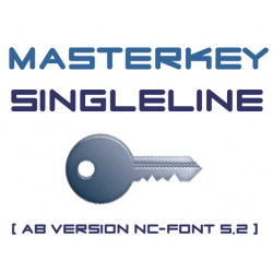 MASTERKEY SINGLELINE-FONT